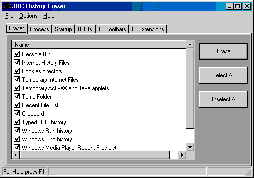 JOC History Eraser 1.0.1.9 full
