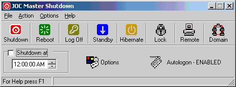 JOC Master Shutdown image