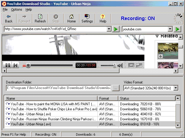 Download Studio - Download flv videos from